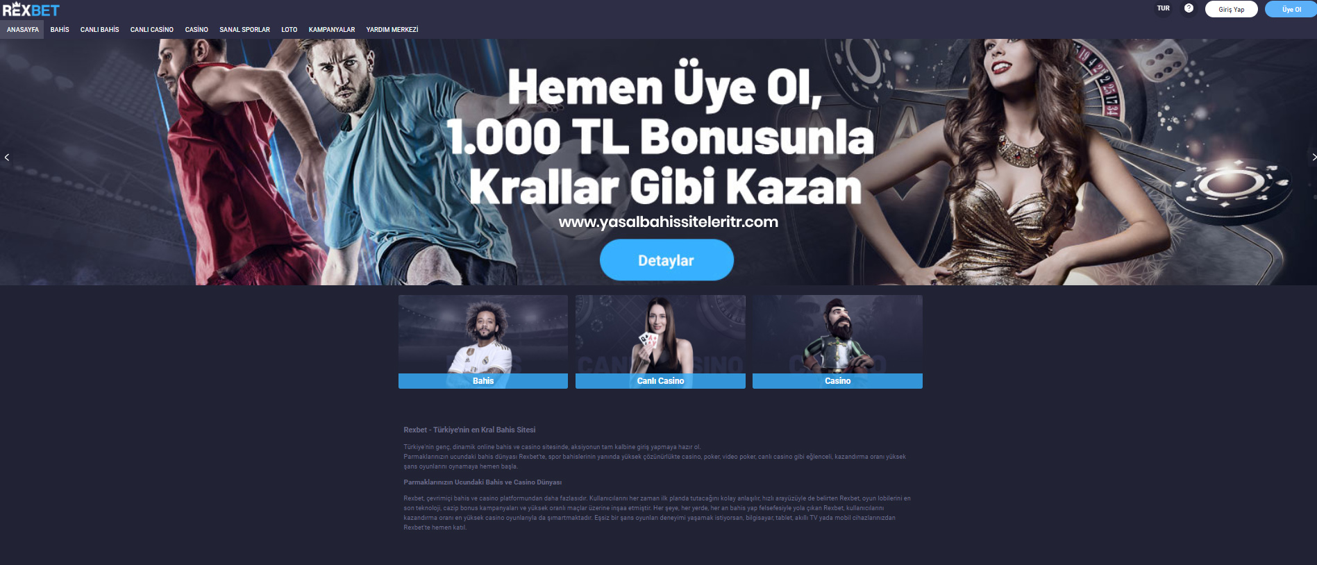 Rexbet – Rexbet Kayıt – Rexbet Giriş